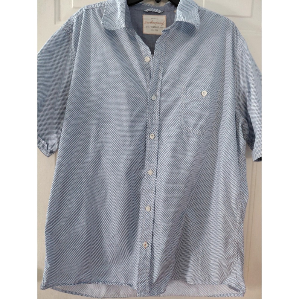 Orginial Weatherproof Vintage Men's Shirt Blue XL